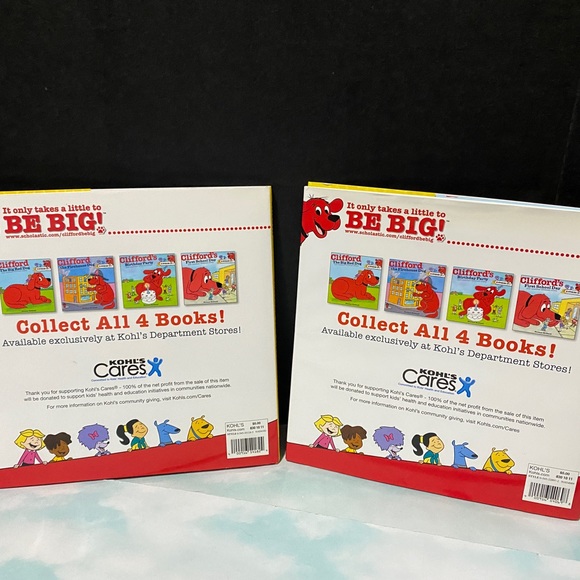 CLIFFORD THE BIG RED DOG HARDCOVER BOOKS 2 STORIES IN 1 BUNDLE OF 2 BOOKS - Picture 6 of 7